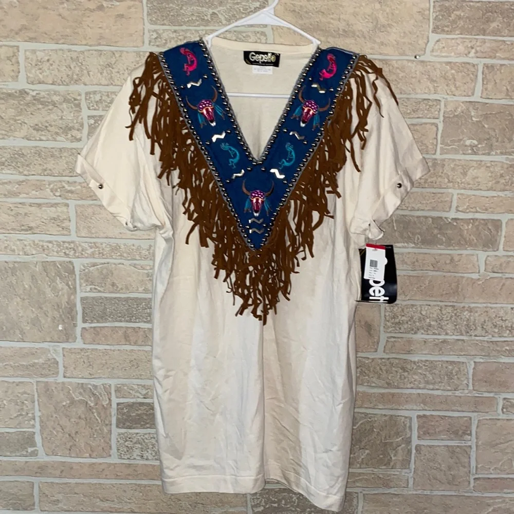 ✅Gepetto V Neck Vintage Tee - Picture 1 of 8